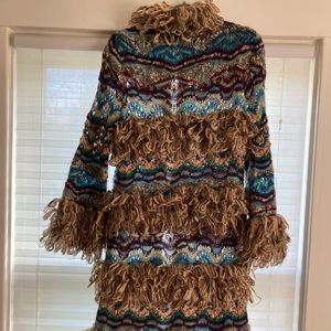 Vintage Missoni Knit maxi cardigan. Size 40